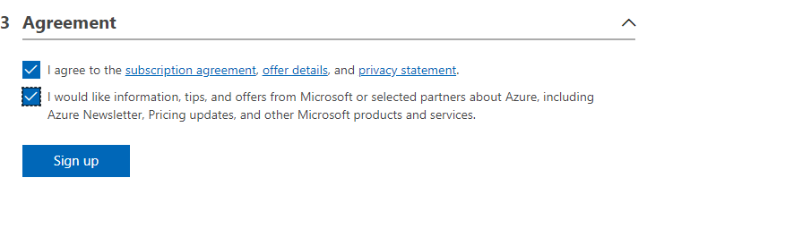 Azureサインアップ