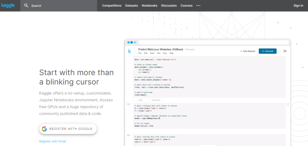 AIのデータコンペ"kaggle"