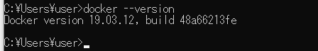 docker version