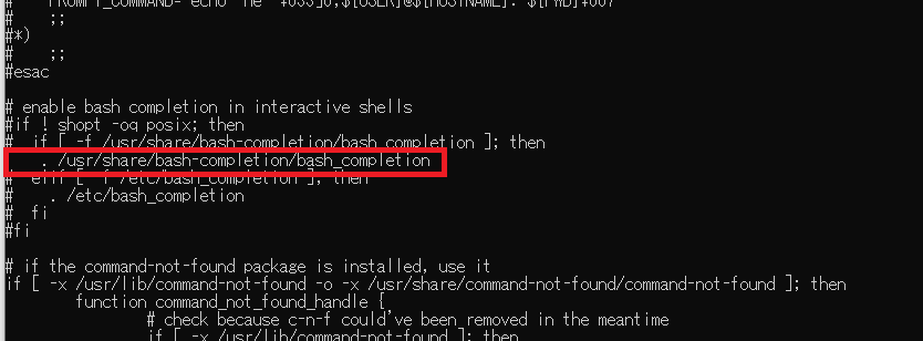 bash_completion読み込み