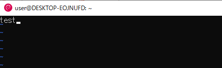viで文字を入力