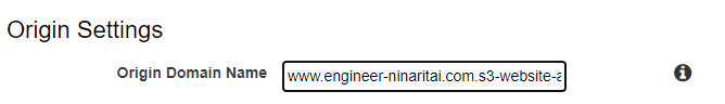 Origin Domain Name