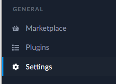 strapiのSettings